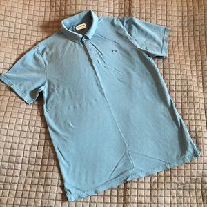 Men's Blue Outdoor Voices Polo Shirt Size Small